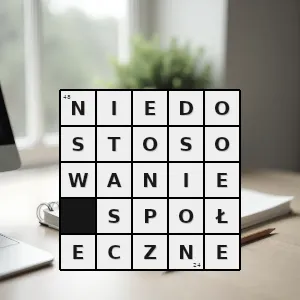 Hasło krzyżówkowe zaburzenie polegające na niemożności dostosowania się do warunków życia w grupie społeczeństwie - niedostosowanie społeczne – rozwiązanie, synonimy, podpowiedzi i definicje krzyżówkowe